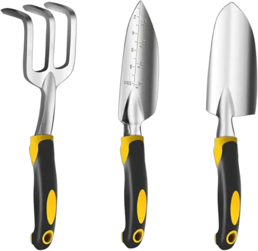 iPower 3 Piece Aluminum Heavy Duty Garden Tool Set