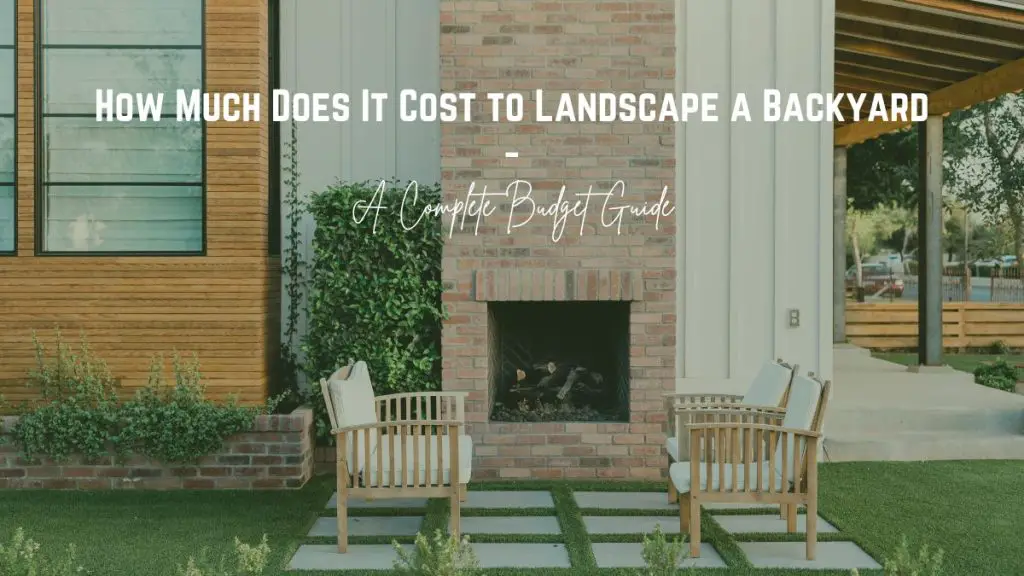 Landscape Backyard Cost