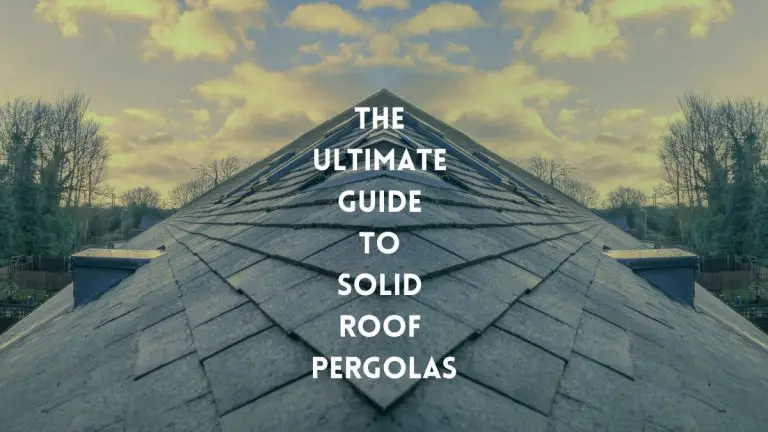 Solid Roof Pergola