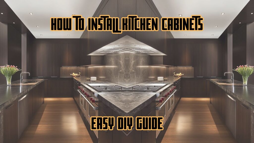 How to Install Kitchen Cabinets