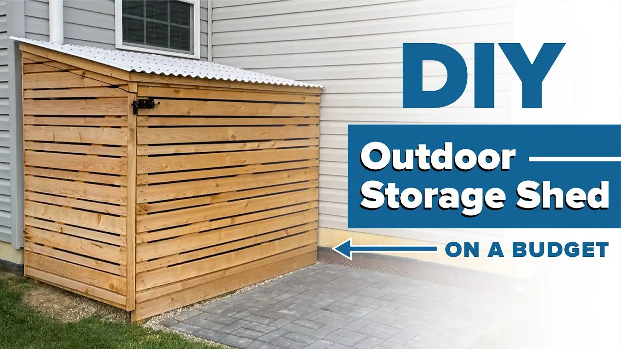 Outdoor Storage Ideas Diy