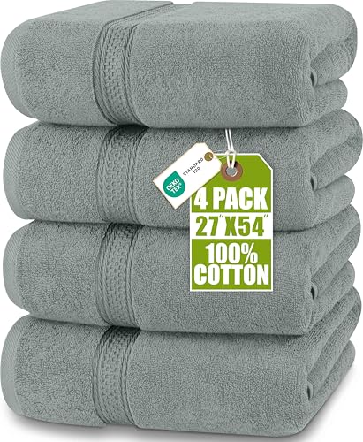 Utopia Towels 4 Pack Premium Bath Towels Set