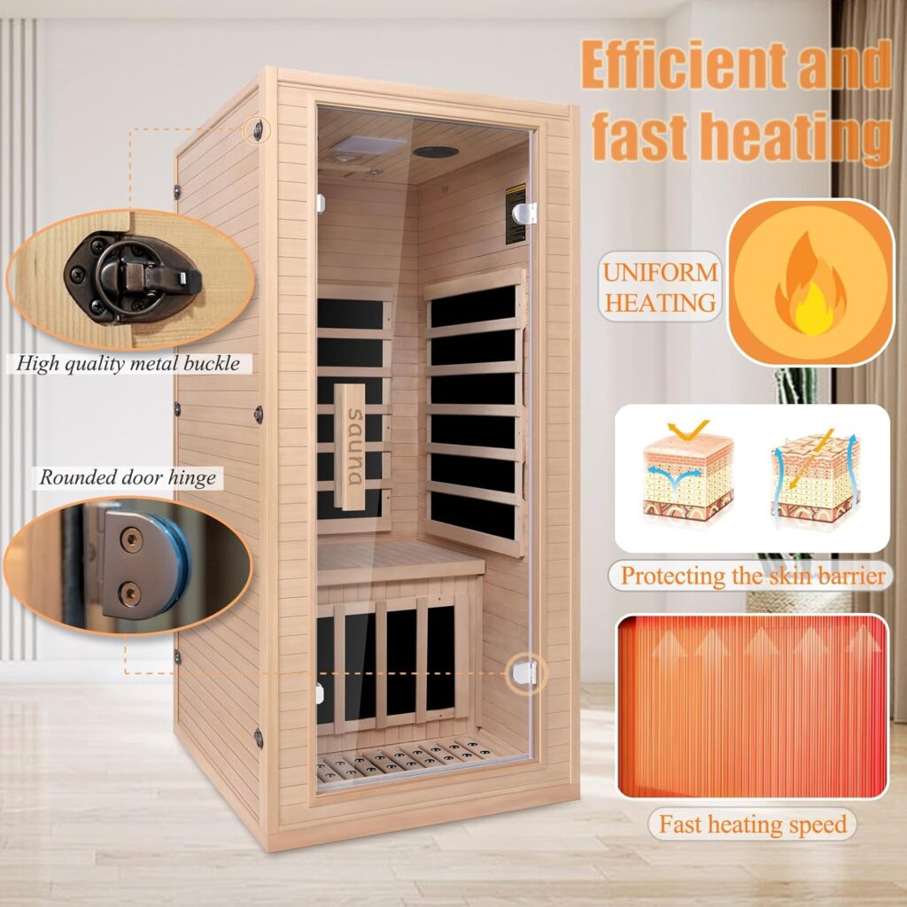 Homsido Infrared Home Sauna Room 1 Person