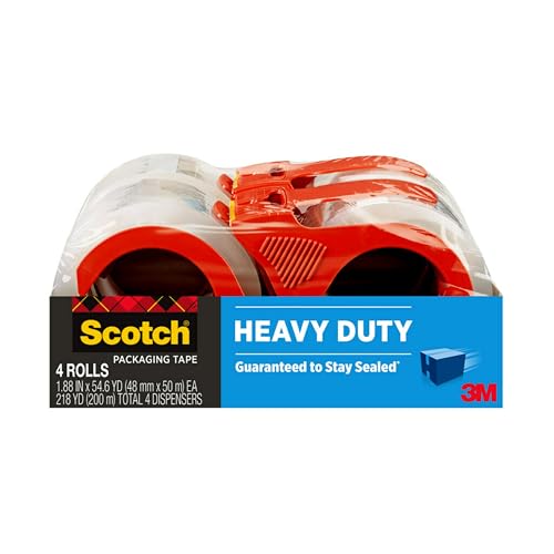 Scotch Heavy Duty Packaging Tape, 1.88