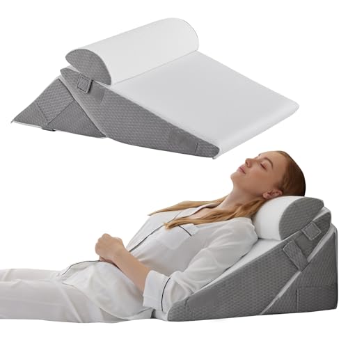 Bedluxe Adjustable 3-Piece Wedge Pillow Set