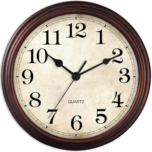 HYLANDA 9 Inch Silent Wall Clock