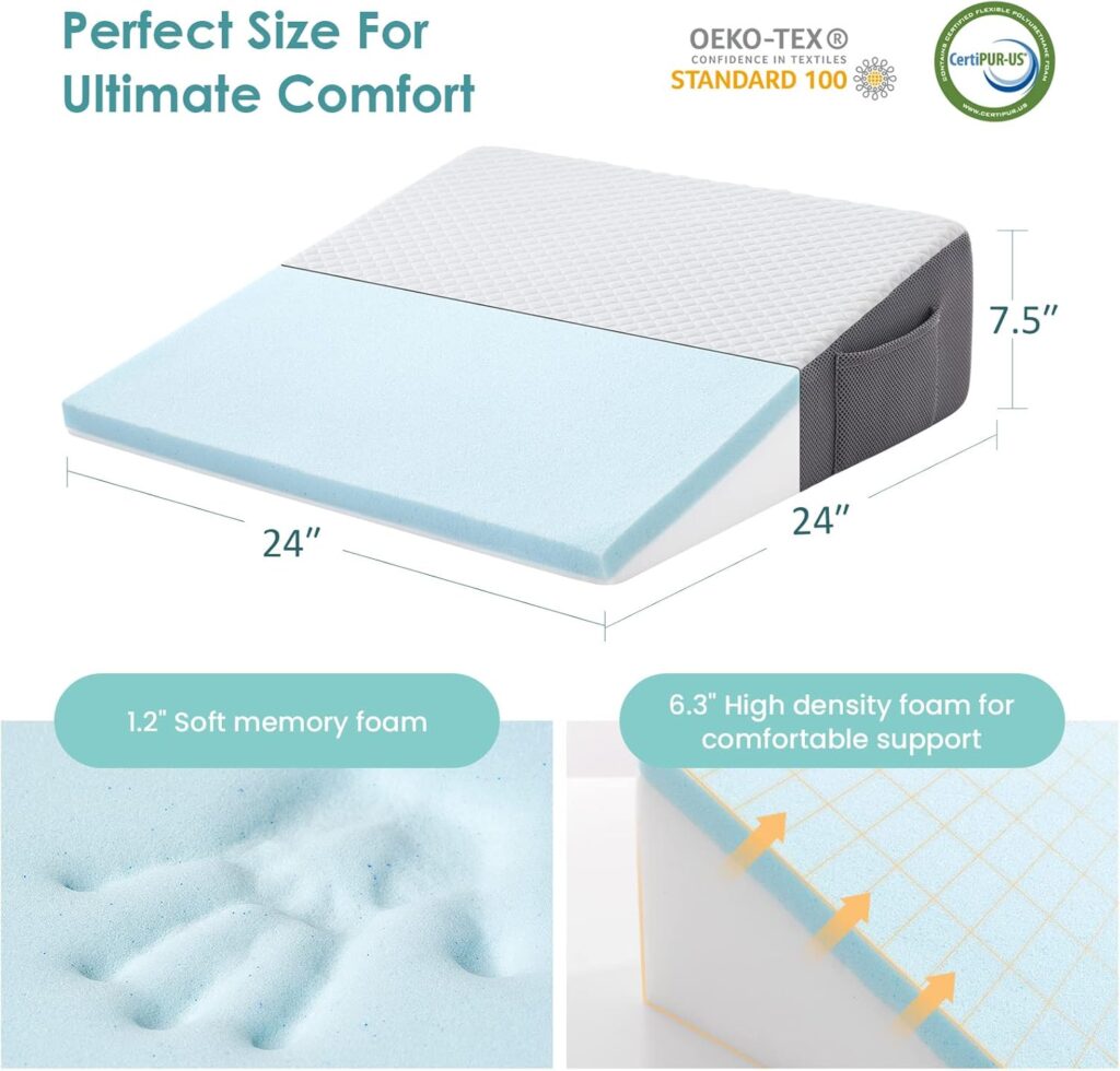 Cozymaker Bed Wedge Pillow